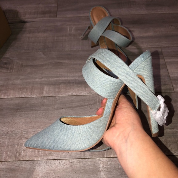 Brand New ASOS Denim Sandals - Picture 2 of 3